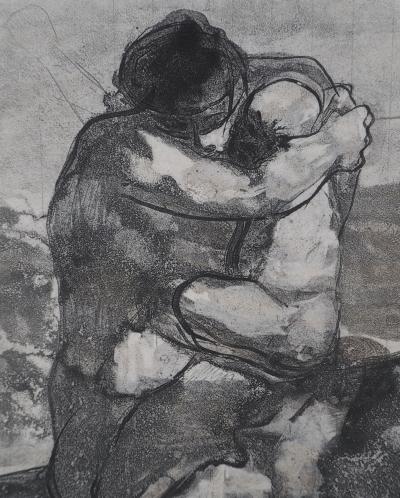 Auguste RODIN (d’après) : L’étreinte - Gravure 2