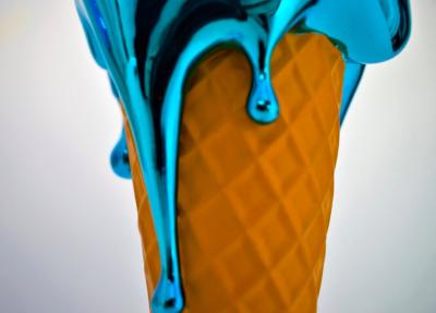 Sagrasse - The last ice cream Blue - Résine 2