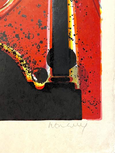 Frédéric Menguy - Le Petit-Déjeuner - lithographie originale signée et numérotée à la main 2