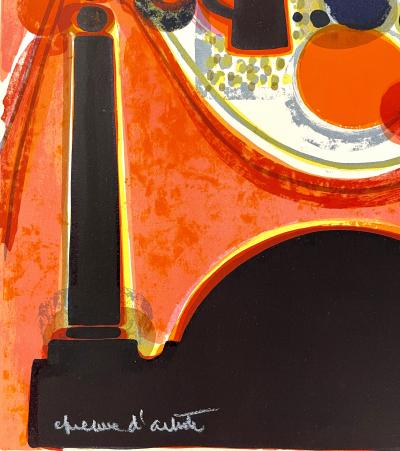 Frédéric Menguy - Le Petit-Déjeuner - lithographie originale signée et justifiée 2