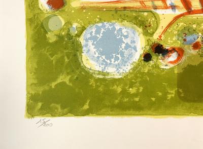 Frédéric Menguy - Relax - lithographie originale signée et justifiée à la main 2