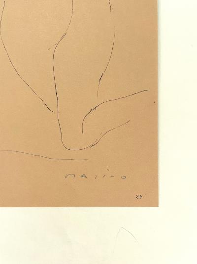 Marino Marini - Prospetto 1944, 1968 - estampe de reproduction signée dans la planche 2