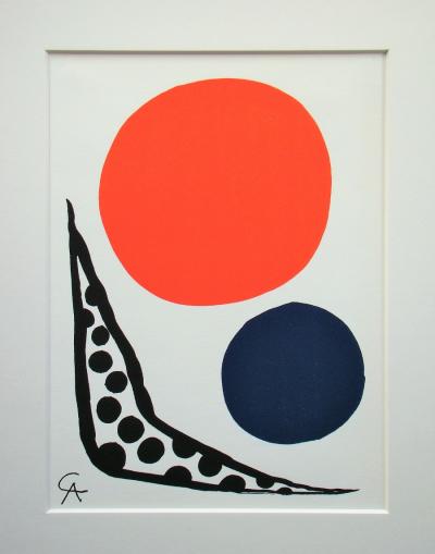 Alexander CALDER - Composition sans titre, 1965 - Lithographie originale monogrammée 2