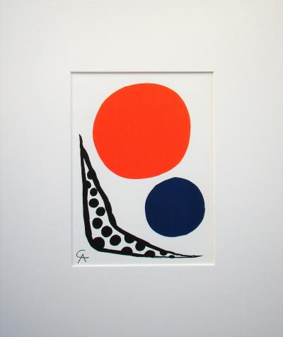 Alexander CALDER - Composition sans titre, 1965 - Lithographie originale monogrammée 2
