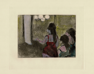 Edgar Degas (d’après) - Femmes en attente - Gravure 2