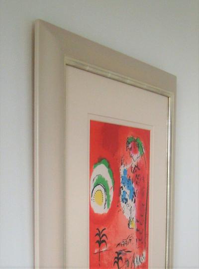Marc CHAGALL - La Baie Des Anges, 1960 - Original lithograph framed 2