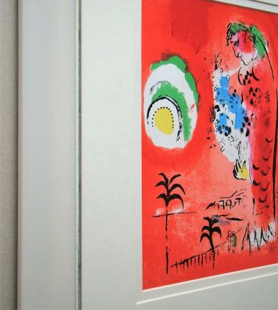 Marc CHAGALL - La Baie Des Anges, 1960 - Original lithograph framed 2