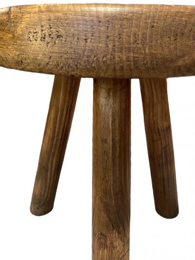 Charlotte Perriand - Les Arcs, Tabouret tripode en pin 2
