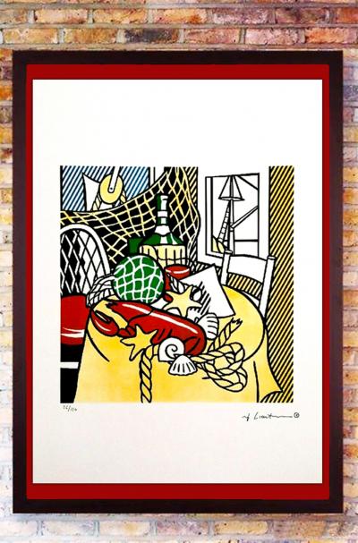 Roy Lichtenstein - Nature morte au homard - Édition limitée à 150 planches signées