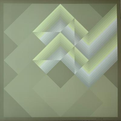 Jim BIRD - Tribute to Vasarely 4, 1972 - photolithographie 2