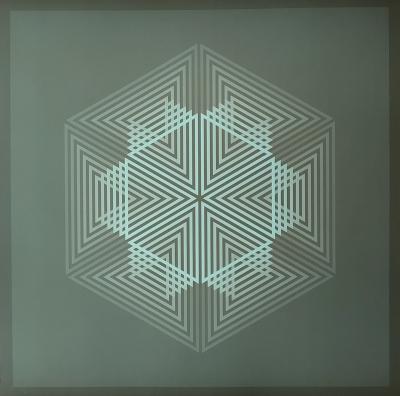 Jim BIRD - Tribute to Vasarely 3, 1972 - photolithograph 2