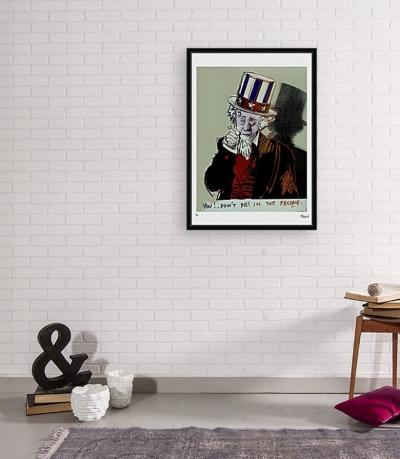 Alex HOSSZU - Uncle Sam II, 2019 - Sérigraphie signée et numérotée 2