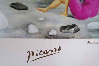 Picasso - Les baigneuses, Biarritz 1918 - Affiche 2