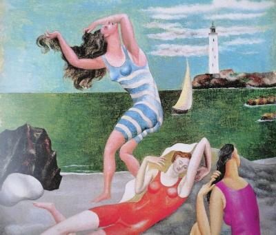 Picasso - Les baigneuses, Biarritz 1918 - Affiche 2