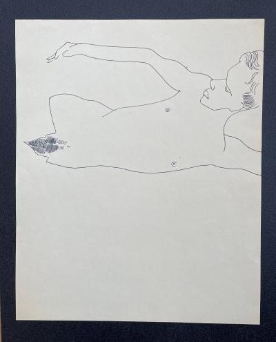 Andy WARHOL - dessin original circa 1956 - encre sur papier 2