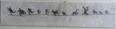Georges SAND - Saynètes familiales - dessin original encre sur papier 2