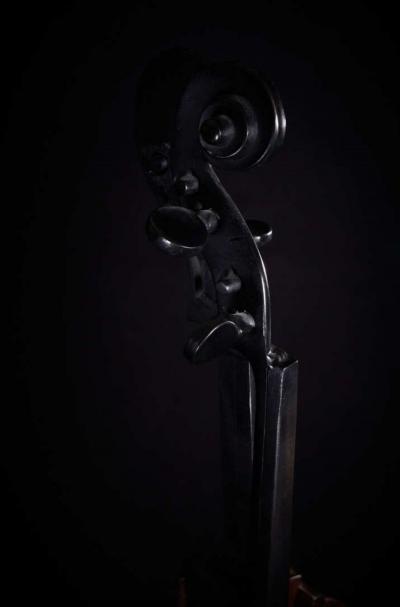 Arman - Violon - Sculpture en bronze 2