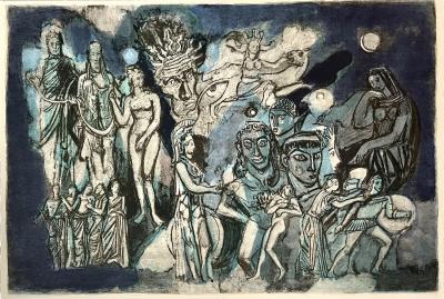 Adrien Holy - Naissance de l’Odyssée III, 1963 - lithographie 2