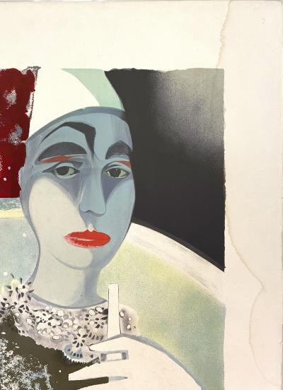 Camille Hilaire - Le Clown - lithographie originale signée et numérotée 2