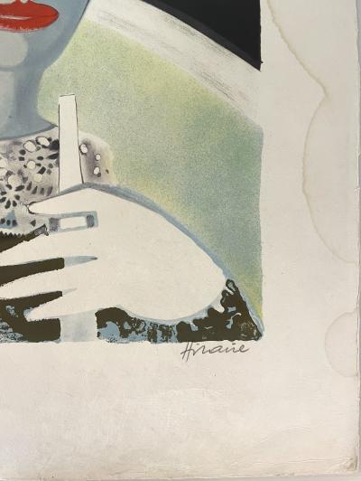 Camille Hilaire - Le Clown - lithographie originale signée et numérotée 2