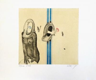 Gerard Lecomte Rard - Le Nu - lithographie originale signée et justifiée 2