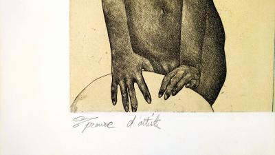 Gerard Lecomte Rard - Le Nu - lithographie originale signée et justifiée 2