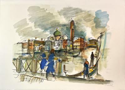 Lucien Pradel - Venise - lithographie originale signée et justifiée 2