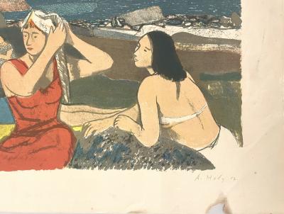 Adrien Holy - Eté norvégien - lithographie originale signée et justifiée à la main 2