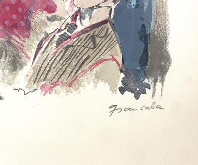 Emilio Grau Sala - Le petit ami - lithographie originale signée et numérotée 2