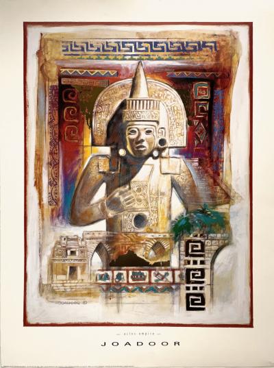 Joadoor - Aztec Empire, 1995 - affiche signée dans la planche 2