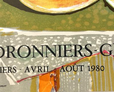René Genis - Galerie des Chaudronniers Genève - affiche originale lithographiée 2