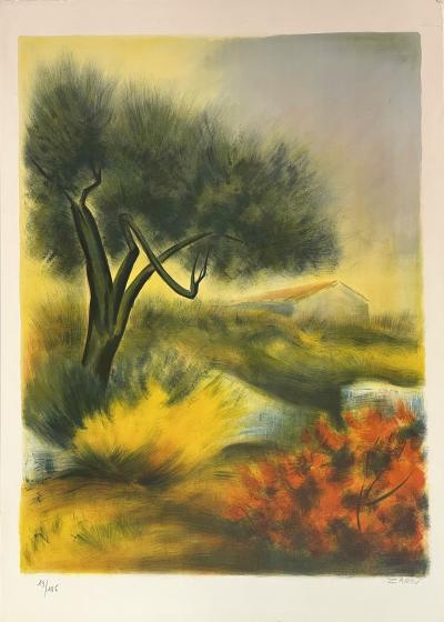 Zarou - Sans Titre - lithographie originale signée et numérotée à la main 2