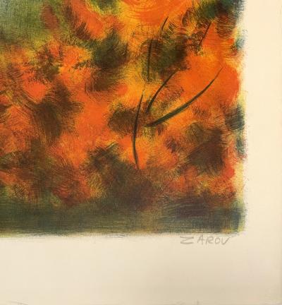 Zarou - Sans Titre - lithographie originale signée et numérotée à la main 2