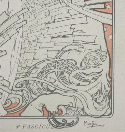 Alphonse MUCHA - La Plume, c. 1897-1900 - Lithograph cover 2