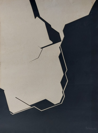Pablo Palazuelo - Lunariae V (1972)  - Gravure N&B, signée au crayon 2