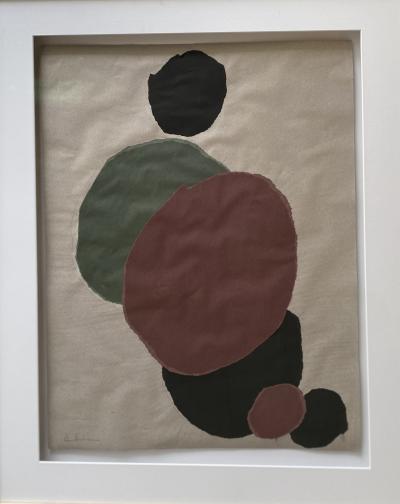 Albert Chubac - Oeuvre sur papier, gouache 2