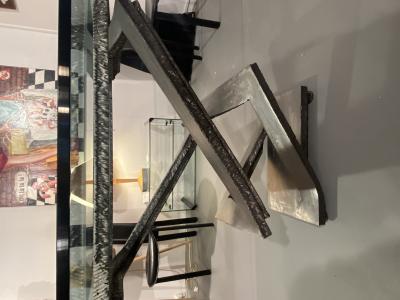 Rochebobois, Design par Maurice Barilone - Table de repas Fleur de Fer 2