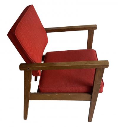 Suite de 4 Fauteuils rouges 2