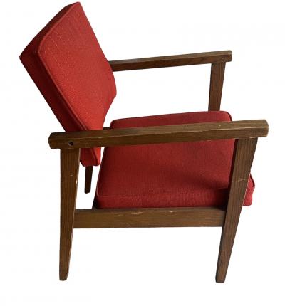 Suite de 4 Fauteuils rouges 2