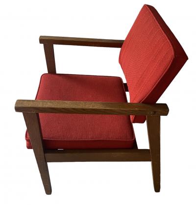 Suite de 4 Fauteuils rouges 2