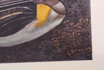 Georges Braque - Les falaises  - Lithographie 2