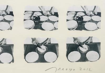 Eduardo ARROYO - Abaisse, 2012 - Tirage pigmentaire signé au crayon 2