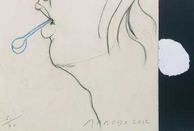 Eduardo ARROYO - Tongue depressor, 2012 - Pigment print signed in pencil 2