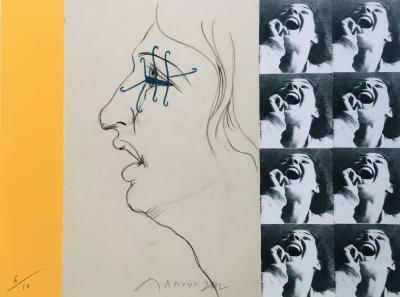 Eduardo ARROYO - Abaisse-paupière, 2012 - Pigment print signed in pencil 2