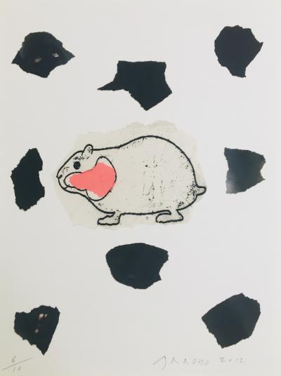 Eduardo ARROYO - Abajoue, 2012 - Tirage pigmentaire signé au crayon 2