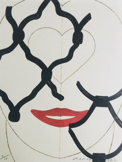 Eduardo ARROYO - Abandonné, e, 2012 - Tirage pigmentaire signé au crayon 2