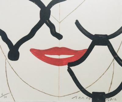 Eduardo ARROYO - Abandonné, e, 2012 - Tirage pigmentaire signé au crayon 2