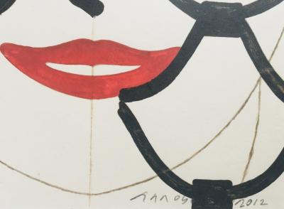 Eduardo ARROYO - Abandonné, e, 2012 - Tirage pigmentaire signé au crayon 2