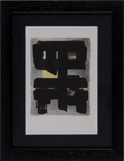 Pierre SOULAGES (After) - Gouaches et gravures (E), 1957 - Jacomet process print (Pochoir) 2