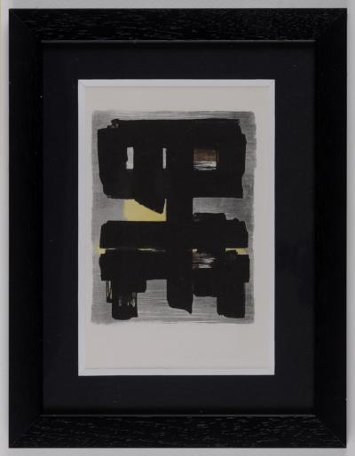 Pierre SOULAGES (After) - Gouaches et gravures (E), 1957 - Jacomet process print (Pochoir) 2